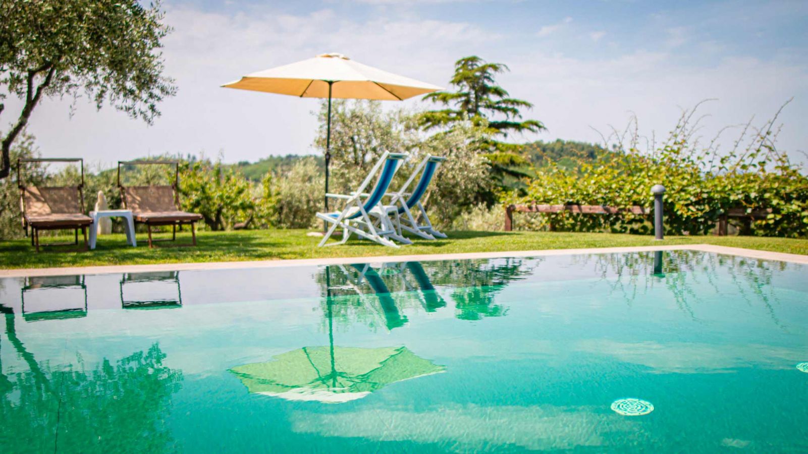 piscina podere fioretto casa de vacaciones toscana