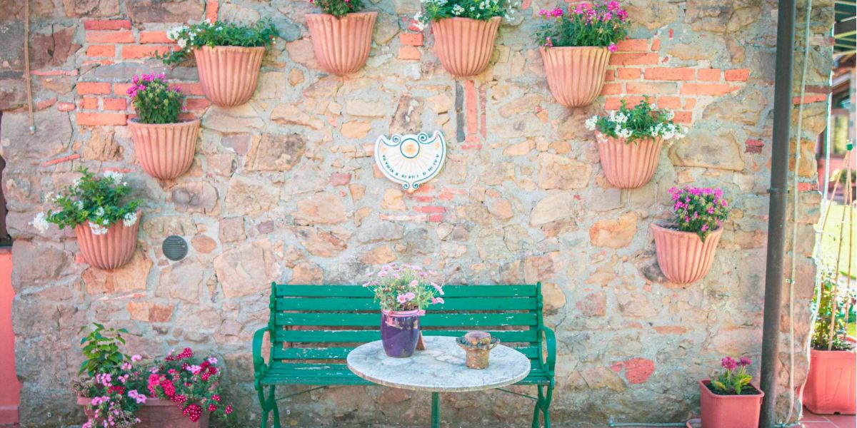 podere fioretto casa vacanze con piscina in Toscana, giardino